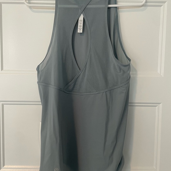 NWT Lululemon Run Off Route Tank Top - Blue Cast - Picture 6 of 8